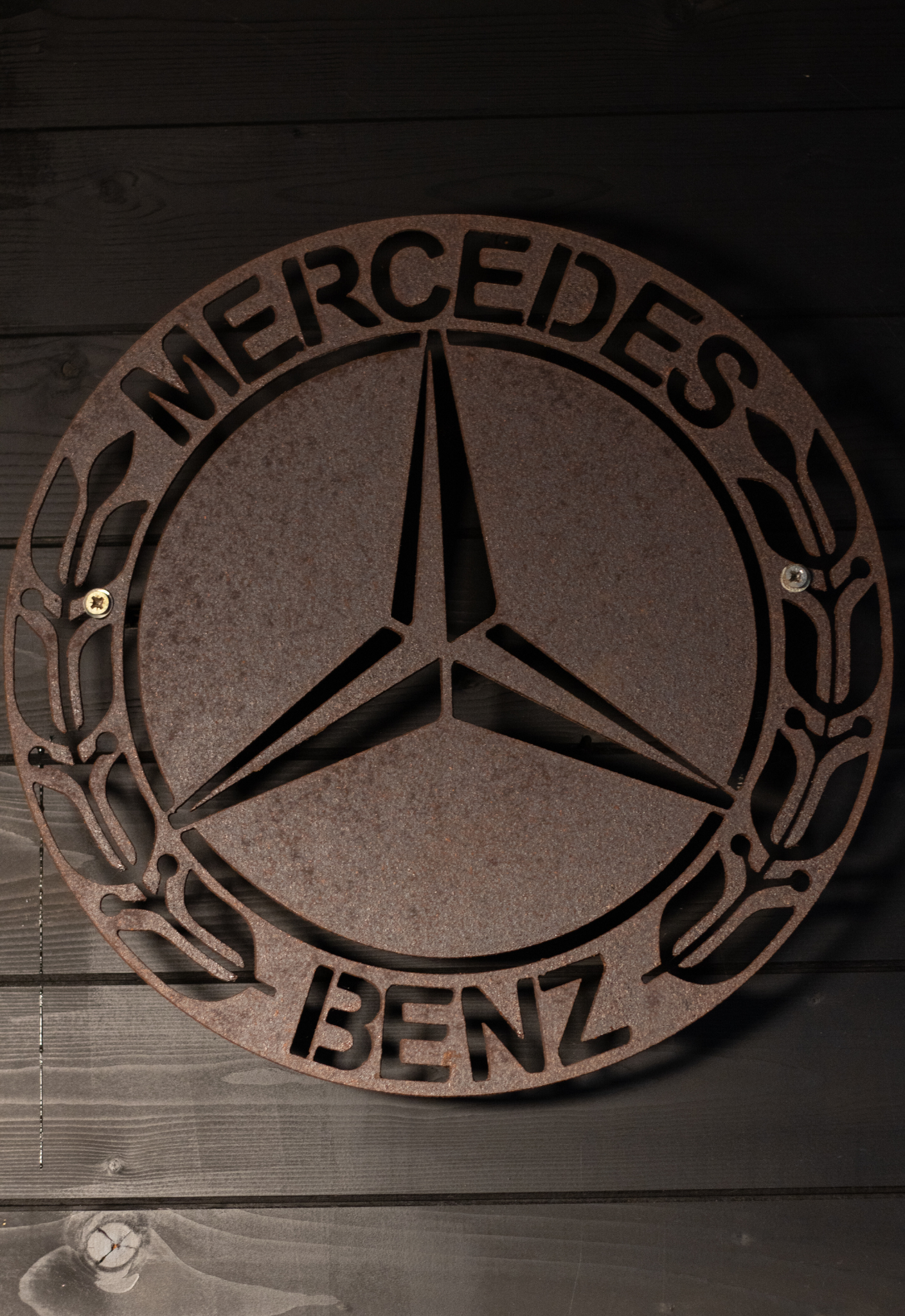 Mercedes logo Cortenstaal