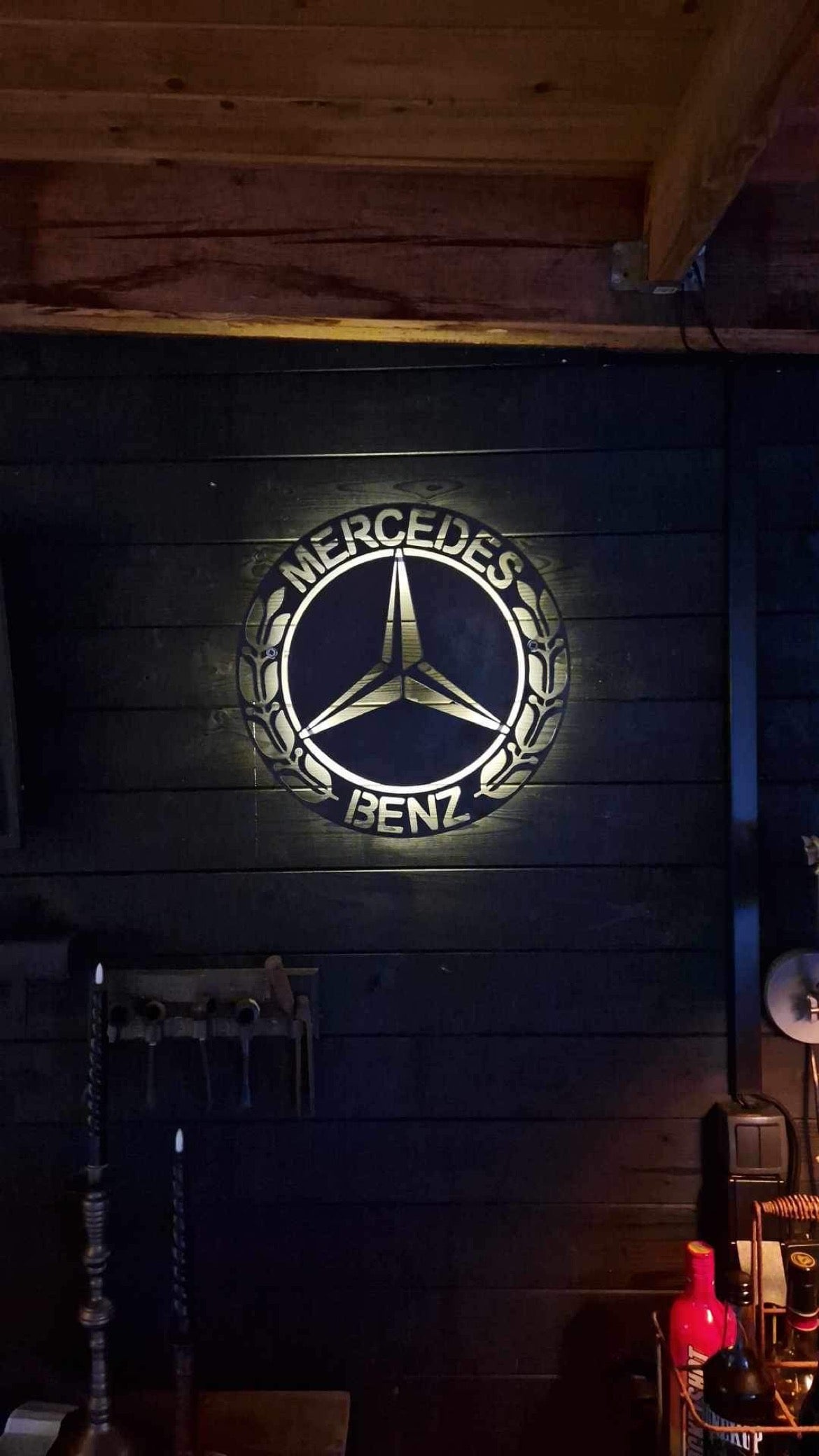 Mercedes logo Cortenstaal