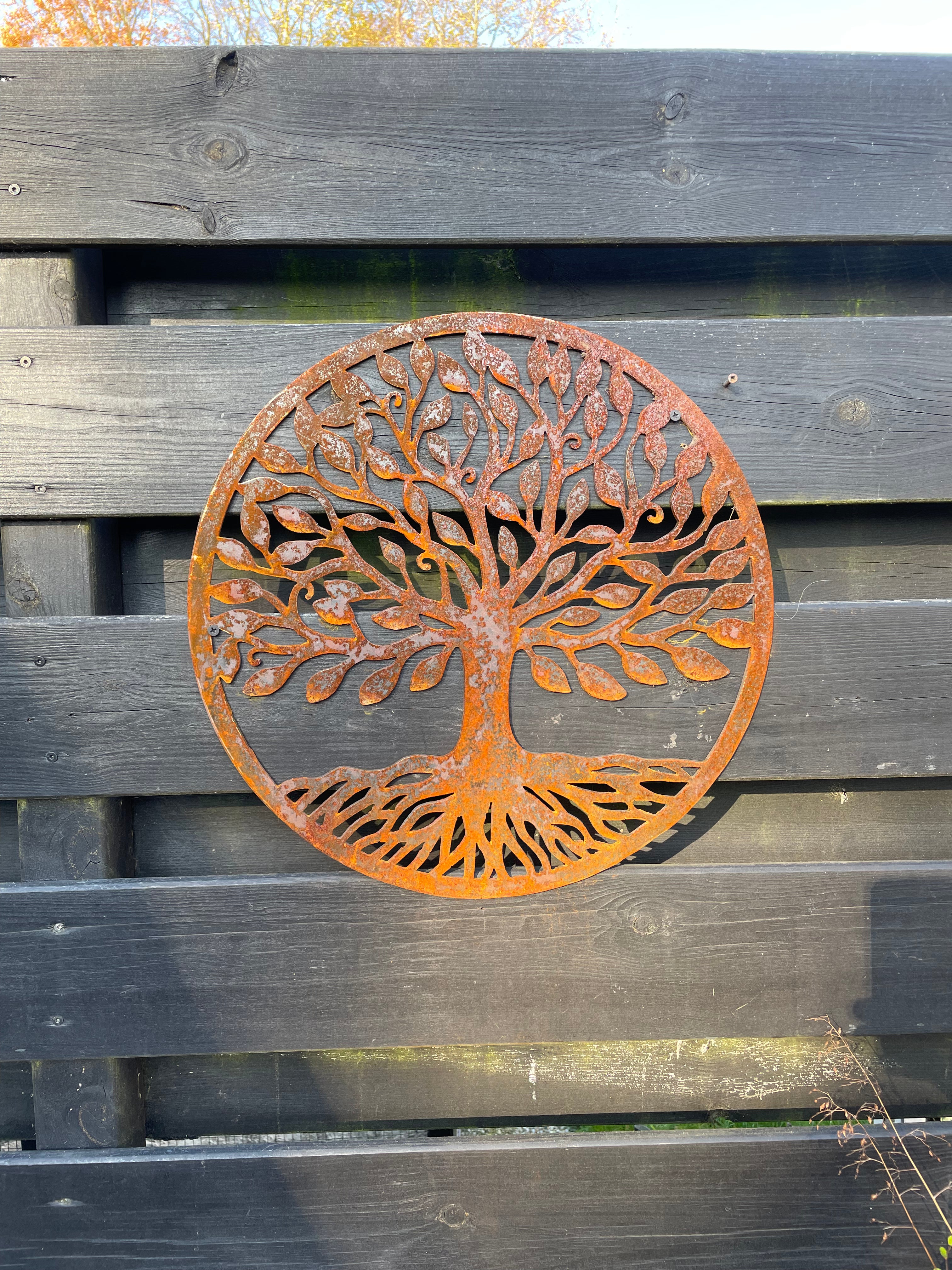 Tree of life 45cm cortenstaal